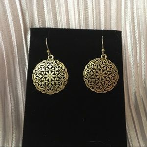 Lucky Brand Earrings Round Filigree
